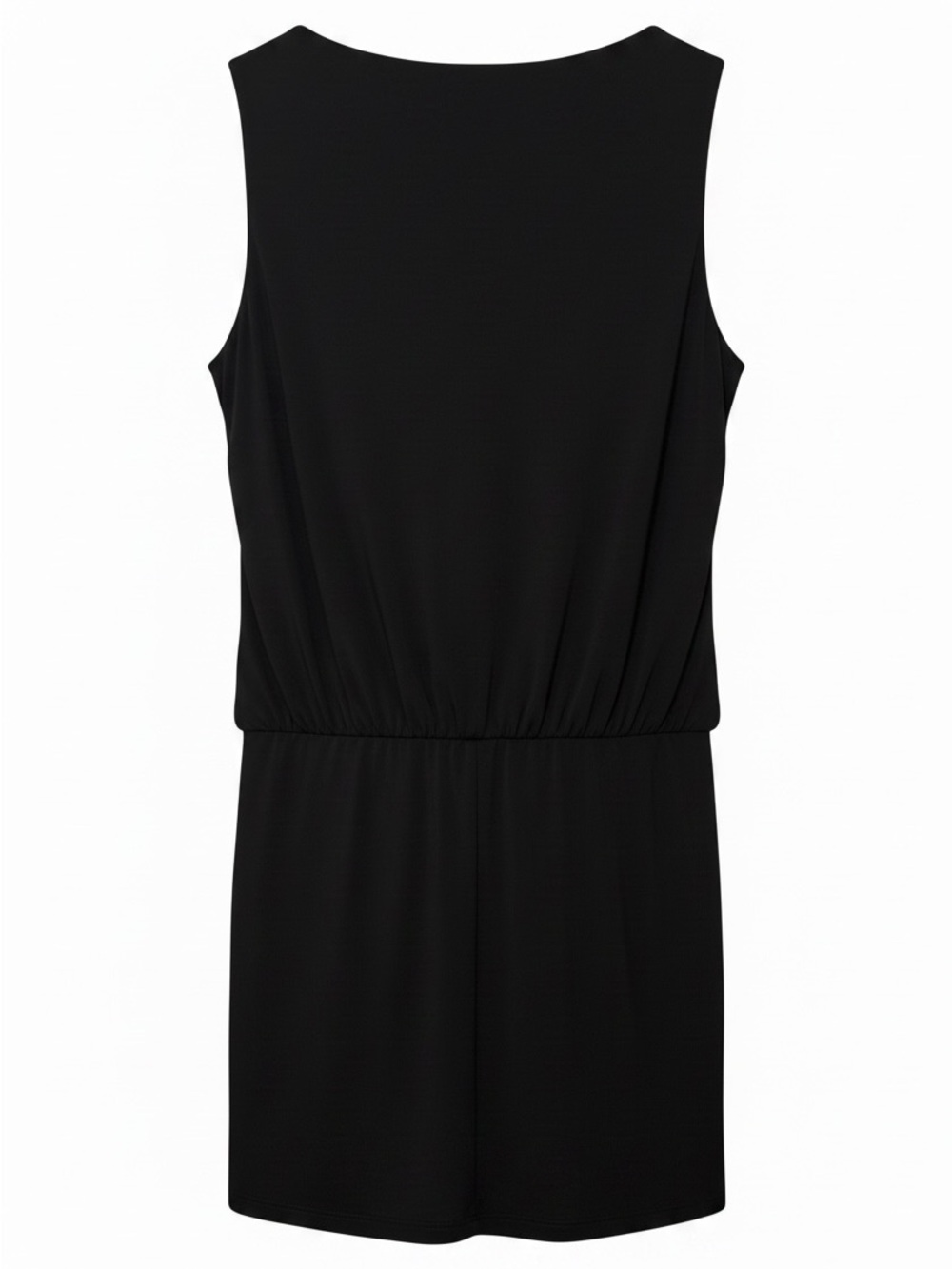 Ronni Nicole Black Cocktail Dress with Gold Sequin Inset - Picture 2 of 6